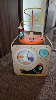 Drevená didaktická kocka/ hlavolam zn. Janod pre deti od 1r