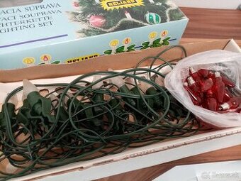 Retro vianočné osvetlenie