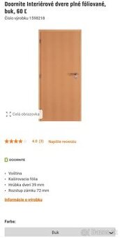 Interiérové dvere - 1