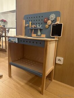 Little Dutch Ponk drevený Blue