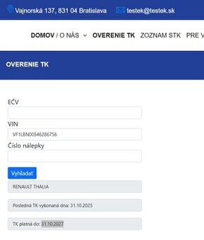 Predám Renault Thalia 2011 nová stk 600€