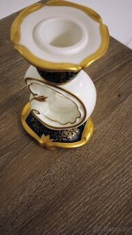 Starožitný porcelánový svietnik Weimar
