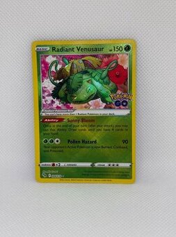 Pokémon karta Radiant Venusaur 004/078 – EX – ORIGINÁL