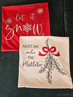 Vianočné obliečky na vankúš