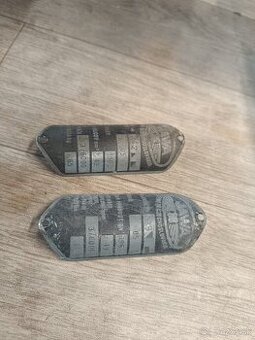 Štítok Jawa pionier 05 rok 1963