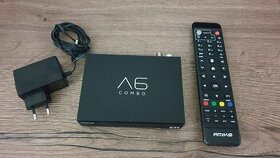 AMIKO A6 COMBO ANDROID DVB-S2 DVB-T2/C 4K UHD HEVC - 1