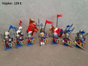 LEGO LIONS KNIGHT minifigúrky, vojsko, kone