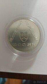 Pamätná minca 1.električka v Bratislave 200SK