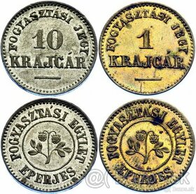 fogyasztasi jegy egylet eperjes KUPIM taky 1 10 krajcar