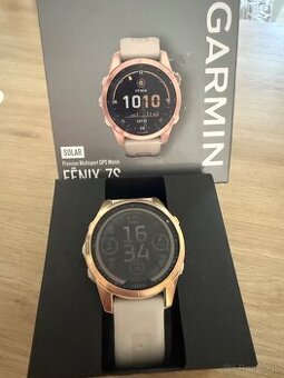Hodinky garmin fenix 7s sapphire gold