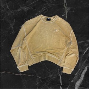 Nike vintage washed mikina | béžová | M |