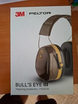 Predám NOVÉ 3M Peltor Bulls eye III