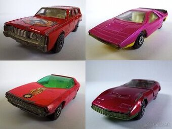 MATCHBOX SUPERFAST-MERCURY,DODGE Mk.III,ALFA CARABO,VAUXHALL