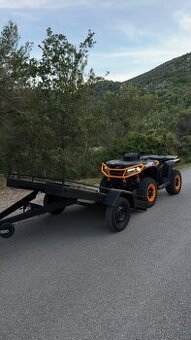 Predám nový vyklápací prívesný vozík na štvorkolku,Canam - 1