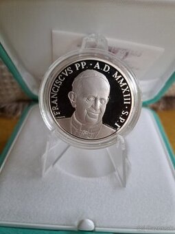 Vatikan Papez Frantisek 10euro strieborna minca