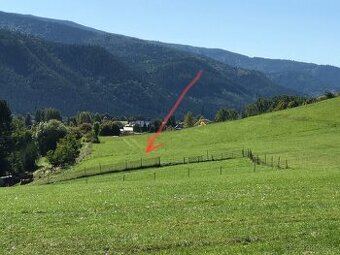 Krasny pozemok s vyhladom na Chopok