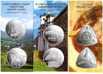 Letáky k   Au a Ag minciam