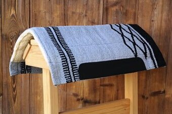 Westernová deka Diamond sivá AKCIA