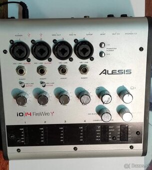 Predám (vymením) externú firewire zvukovú kartu Alesis iO14