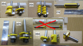 stopkové frézy na drevo ✳️✴️ Ø8mm nové - 1