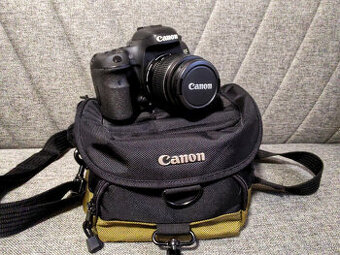 Canon EOS 7D Mark II +18-55mm +brašna - len 330€