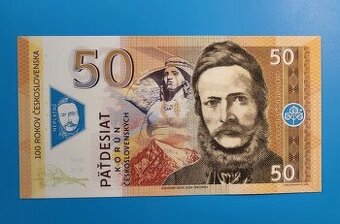 50 Kčs ŠTÚR, gabriš , rovnaké čísla, séria X, Z - 1