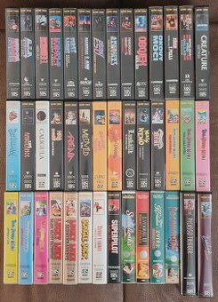 Zbierka originálnych VHS kaziet