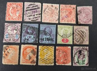 Známky Kráľovná Viktória 3