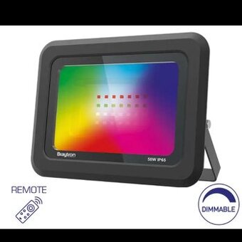 RGB LED Reflektor S Diaľkovým Ovládaním 50W