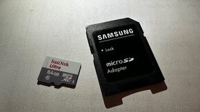 micro SD karta 64 GB