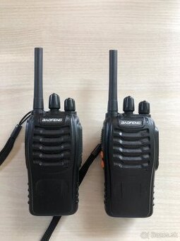 BAOFENG - vysielačky 2x + 2x nabíjačky