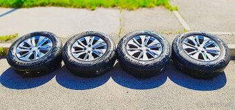 Peugeot orig alu disky + pneu Continental 205/55 R16