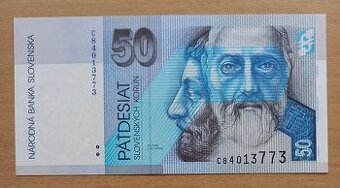 Bankovky SR - 50 Sk 1999 séria C (UNC)