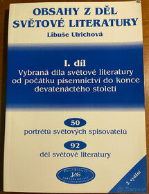 Obsahy z děl světové literatury I. díl