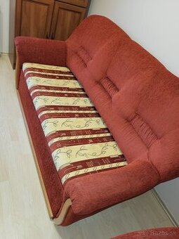 Predám rozkladací gauč + 2 kreslá, dobrý stav