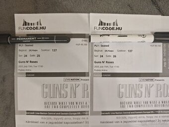 Guns n Roses Budapest
