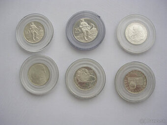 Pamätné strieborné mince ČSR Proof 1954 - 1967