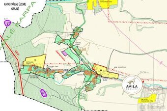 Na predaj súbor pozemkov Podolie časť Kopanice