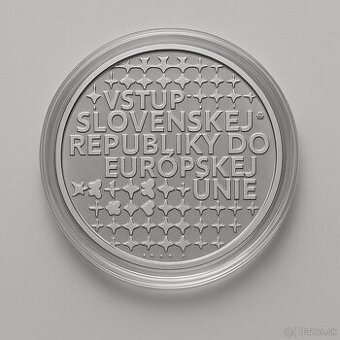 Strieborná medaila 20. výročie vstupu do EU