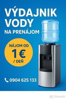 Výdajník vody na prenájom