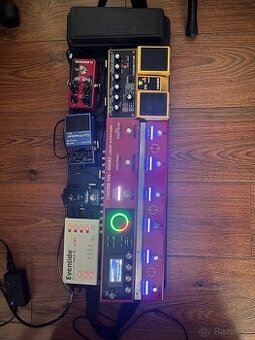 Gitarové efekty: Looper, overdrive, reverb, wah, octaver…