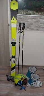 Predám  set,  lyže Team 7, piste rocker, lyžiarky Tecnopro - 1