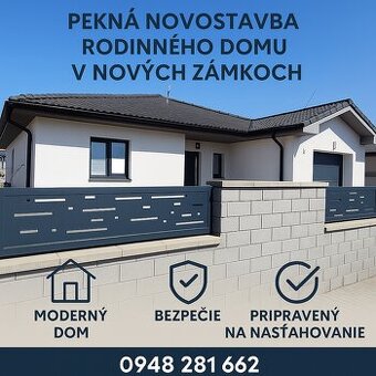 PEKNÁ NOVOSTAVBA RODINNÉHO DOMU V NOVÝCH ZÁMKOCH