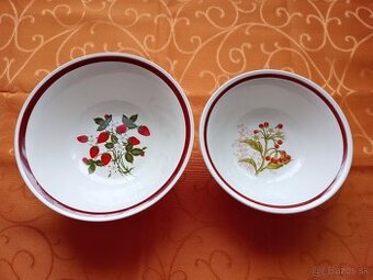 Biele porcelánové misky