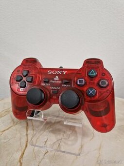 Originál PlayStation 2 Dualshock 2 ovládač Crimson Red