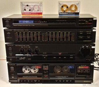 Zostava TECHNICS tuner, equalizer, zosilnovac, 2-deck = A03