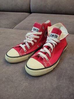 Cervene platene tenisky Converse vel. 38