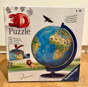 Glóbus Puzzle 3D