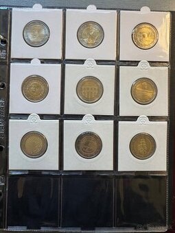 Zbierka 200 ks pamatných 2EUR mincí 2004-2015 komplet.