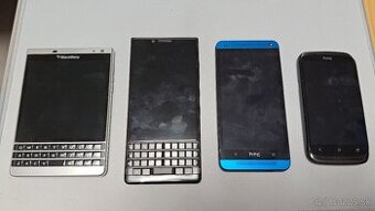 BB Passport silver edition, HTC One M7 blue